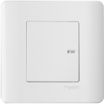 Schneider Electric 施耐德電氣 E8431/I WE ZENcelo 16AX 單位平觸十字開關掣 (凝白)